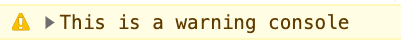 Console.warn()