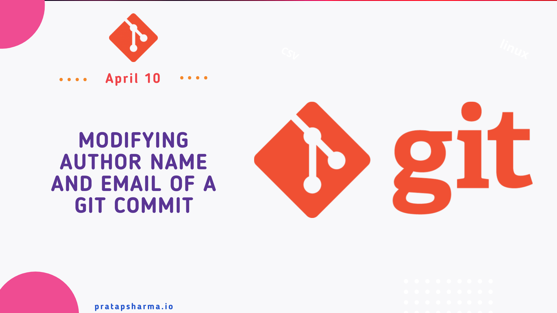 Modifying the author name