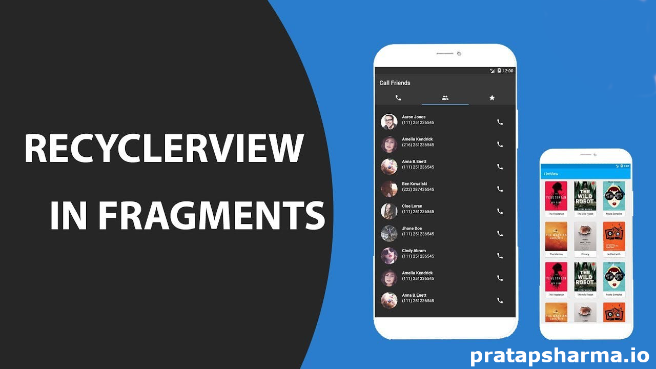 RecyclerView using Fragments in Android
